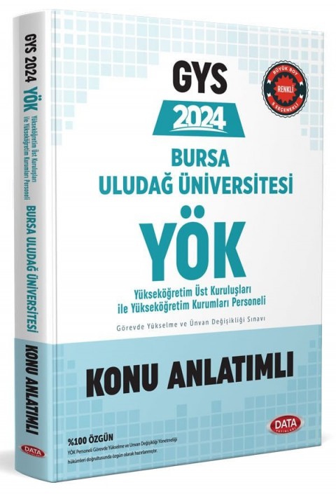 YÖK Üst Kuruluşları ile YÖK Personeli GYS Konu Anlatımlı Bursa Uludağ Üniversitesi