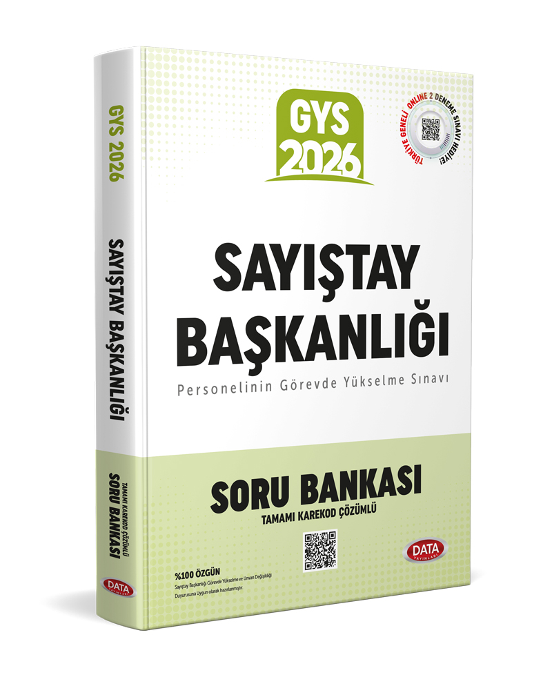 Sayıştay Başkanlığı 2026 GYS Soru Bankası (Karekod Çözümlü) Sayıştay Başkanlığı 2026 GYS Soru Bankası (Karekod Çözümlü)