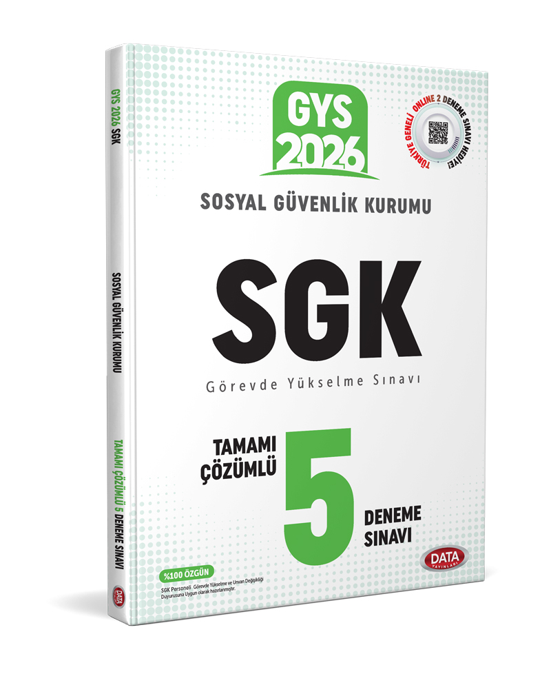 Sosyal Güvenlik Kurumu SGK GYS Tamamı Çözümlü 5 Deneme Sınavı