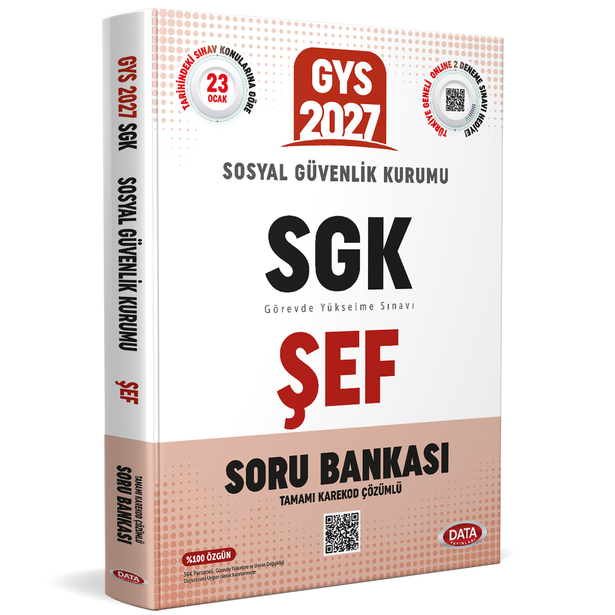 2027 Sosyal Güvenlik Kurumu (SGK) Şef GYS Soru Bankası - Karekod Çözümlü