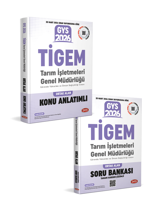 Tarım İşletmeleri Genel Müdürlüğü TİGEM GYS Konu Anlatımlı Soru Bankası Tarım İşletmeleri Genel Müdürlüğü TİGEM GYS Konu Anlatımlı Soru Bankası