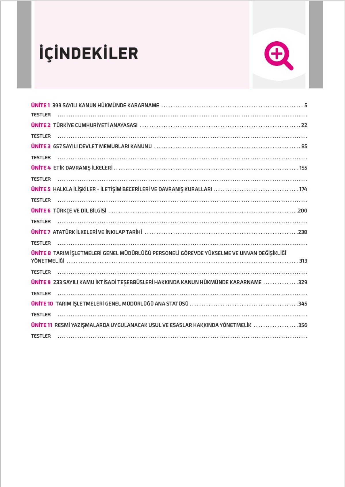 Tarım İşletmeleri Genel Müdürlüğü TİGEM GYS Konu Anlatımlı Tarım İşletmeleri Genel Müdürlüğü TİGEM GYS Konu Anlatımlı