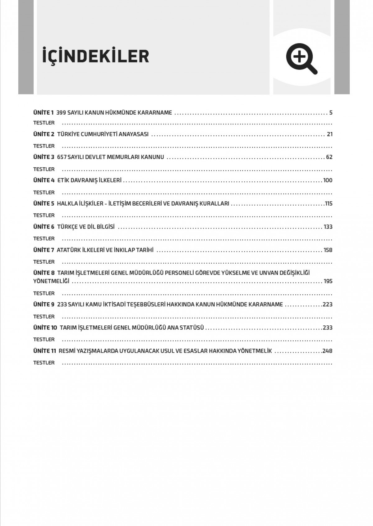 Tarım İşletmeleri Genel Müdürlüğü TİGEM GYS Ortak Alan Soru Bankası - Karekod Çözümlü Tarım İşletmeleri Genel Müdürlüğü TİGEM GYS Ortak Alan Soru Bankası - Karekod Çözümlü
