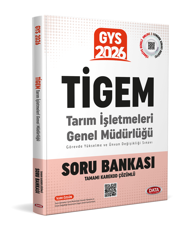 Tarım İşletmeleri Genel Müdürlüğü TİGEM GYS Ortak Alan Soru Bankası - Karekod Çözümlü Tarım İşletmeleri Genel Müdürlüğü TİGEM GYS Ortak Alan Soru Bankası - Karekod Çözümlü