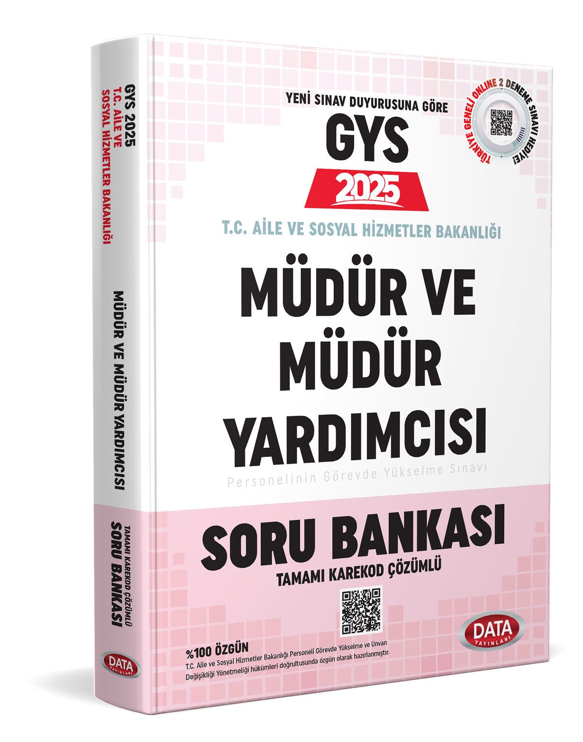 T.C. Aile ve Sosyal Hizmetler Bakanlığı GYS Müdür ve Müdür Yardımcısı Soru Bankası - Karekod Çözümlü