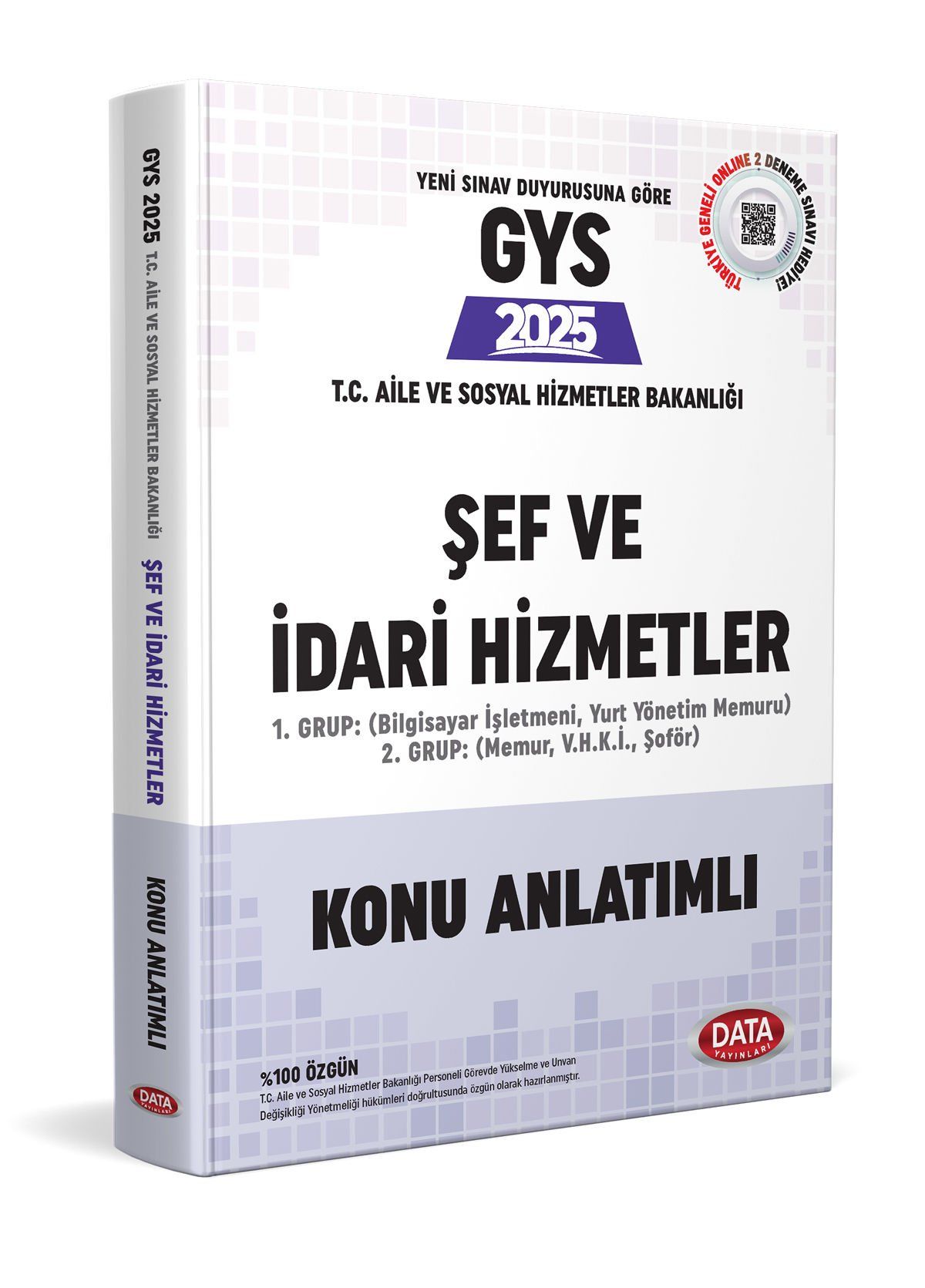 T.C. Aile ve Sosyal Hizmetler Bakanlığı GYS Şef ve İdari Hizmetler Konu Anlatımlı