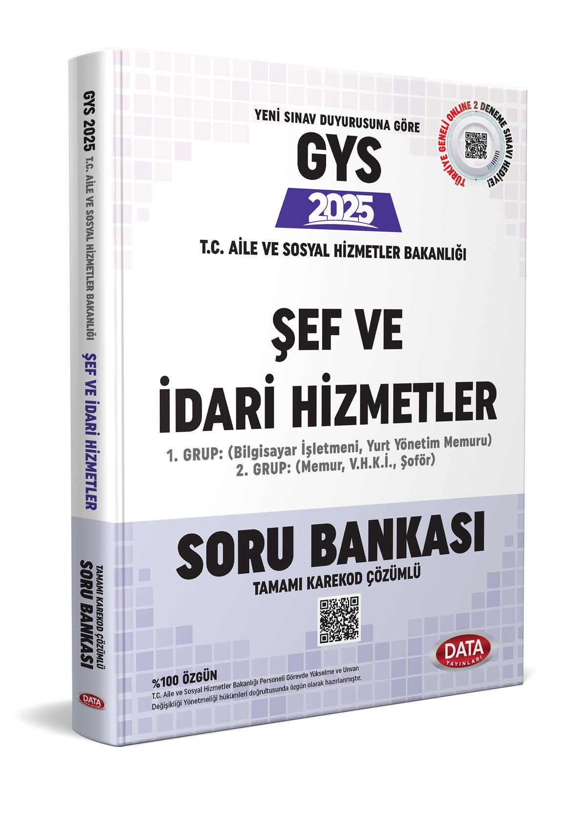 T.C. Aile ve Sosyal Hizmetler Bakanlığı GYS Şef ve İdari Hizmetler Tamamı Çözümlü Soru Bankası T.C. Aile ve Sosyal Hizmetler Bakanlığı GYS Şef ve İdari Hizmetler Tamamı Çözümlü Soru Bankası