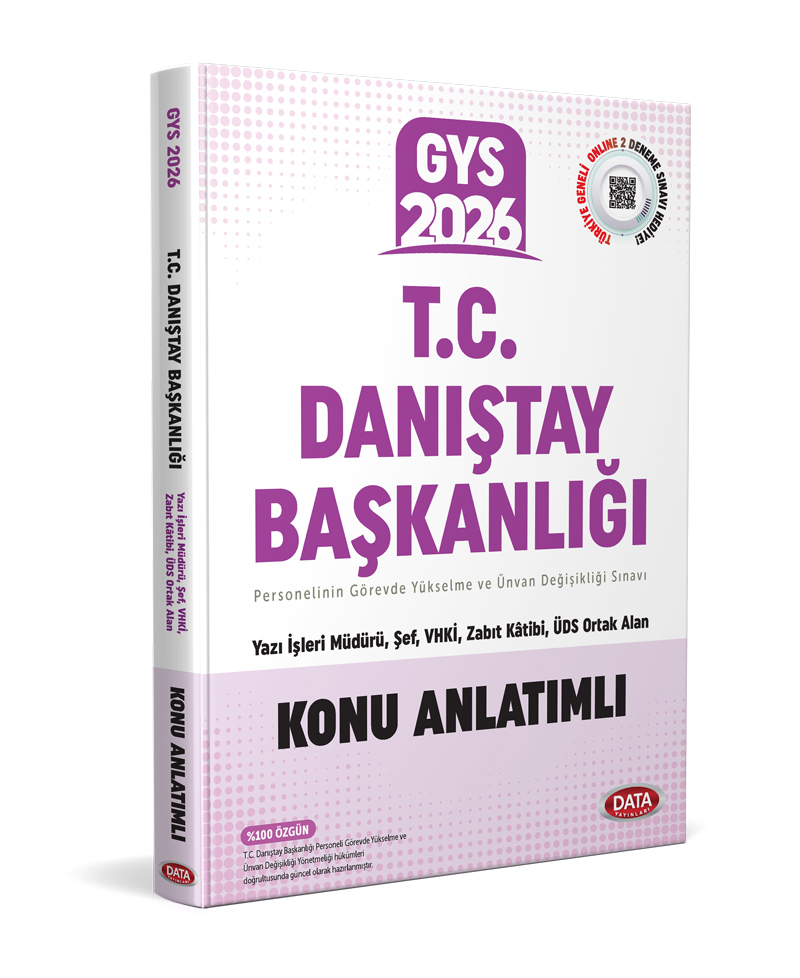 T.C. Danıştay Başkanlığı GYS Konu Anlatımlı T.C. Danıştay Başkanlığı GYS Konu Anlatımlı