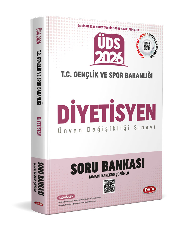 T.C. Gençlik ve Spor Bakanlığı Diyetisyen ÜDS Soru Bankası - Karekod Çözümlü T.C. Gençlik ve Spor Bakanlığı Diyetisyen ÜDS Soru Bankası - Karekod Çözümlü
