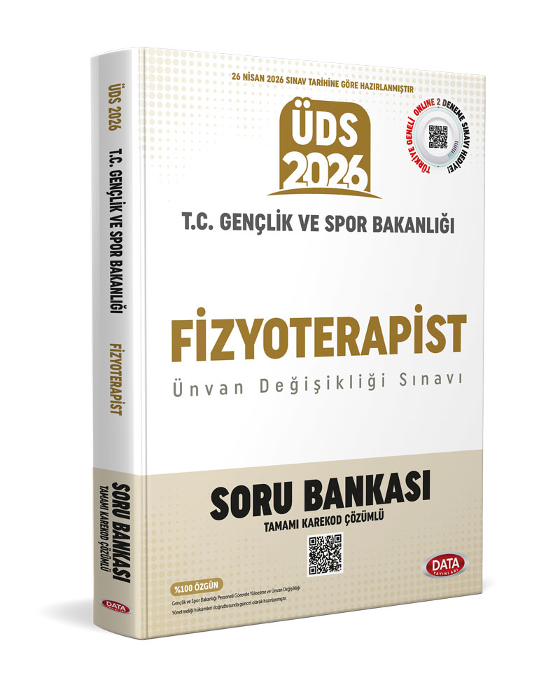 T.C. Gençlik ve Spor Bakanlığı Fizyoterapist ÜDS Soru Bankası - Karekod Çözümlü T.C. Gençlik ve Spor Bakanlığı Fizyoterapist ÜDS Soru Bankası - Karekod Çözümlü