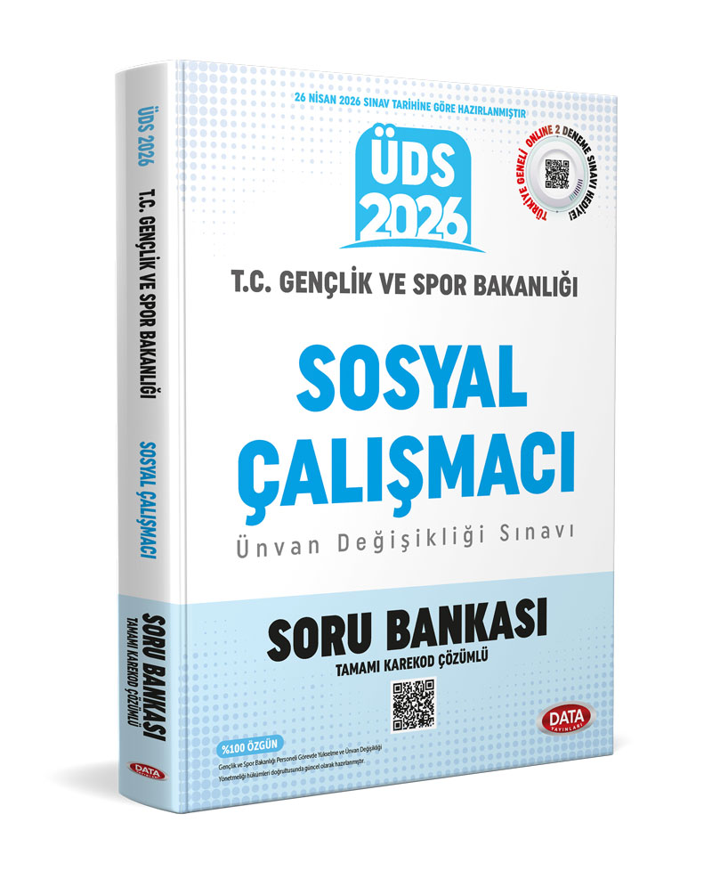 T.C. Gençlik ve Spor Bakanlığı Sosyal Çalışmacı ÜDS Soru Bankası - Karekod Çözümlü T.C. Gençlik ve Spor Bakanlığı Sosyal Çalışmacı ÜDS Soru Bankası - Karekod Çözümlü