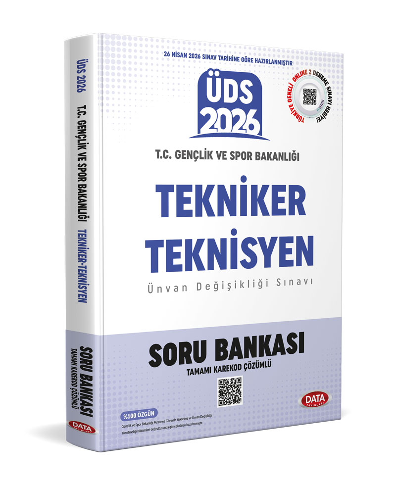 T.C. Gençlik ve Spor Bakanlığı Tekniker - Teknisyen ÜDS Soru Bankası Karekod Çözümlü T.C. Gençlik ve Spor Bakanlığı Tekniker - Teknisyen ÜDS Soru Bankası Karekod Çözümlü