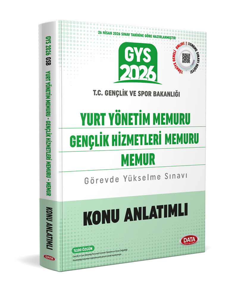 T.C. Gençlik ve Spor Bakanlığı Yurt Yönetim Memuru Gençlik Hizmetleri Memuru Memur Konu Anlatımlı