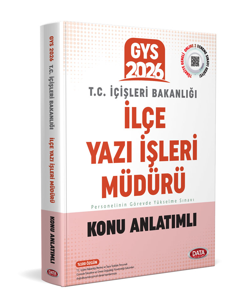 T.C. İçişleri Bakanlığı İlçe Yazı İşleri Müdürü GYS Konu Anlatımlı T.C. İçişleri Bakanlığı İlçe Yazı İşleri Müdürü GYS Konu Anlatımlı