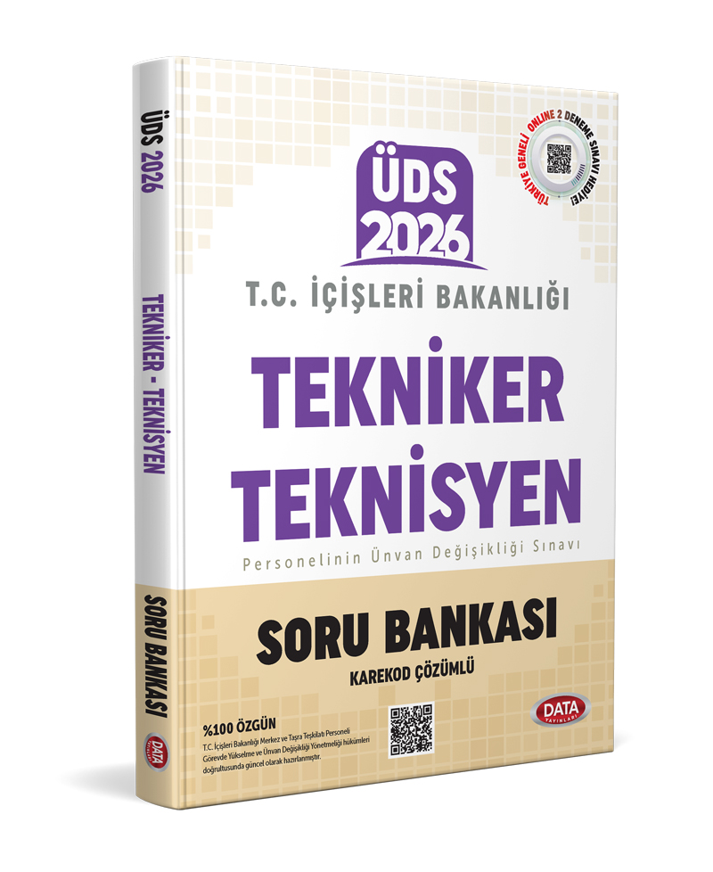 T.C. İçişleri Bakanlığı Tekniker - Teknisyen ÜDS Soru Bankası - Karekod Çözümlü T.C. İçişleri Bakanlığı Tekniker - Teknisyen ÜDS Soru Bankası - Karekod Çözümlü