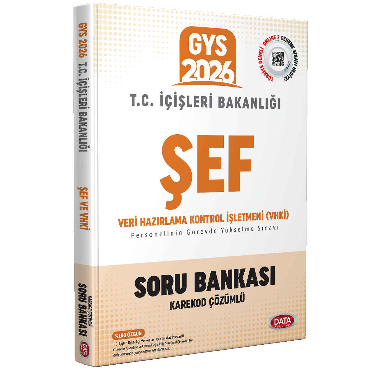 İnteraktif Kitap T.C. İçişleri Bakanlığı VHKİ ve Şef GYS Soru Bankası - Karekod Çözümlü