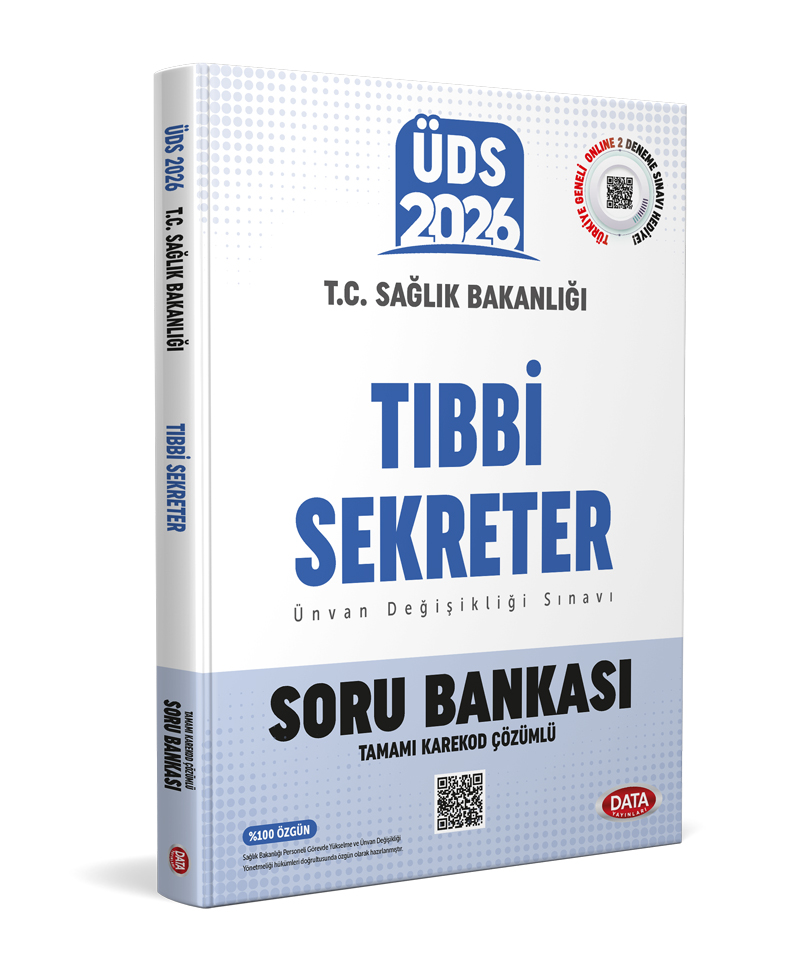 T.C. Sağlık Bakanlığı ÜDS Tıbbi Sekreter Soru Bankası (Tamamı Karekod Çözümlü) T.C. Sağlık Bakanlığı ÜDS Tıbbi Sekreter Soru Bankası (Tamamı Karekod Çözümlü)