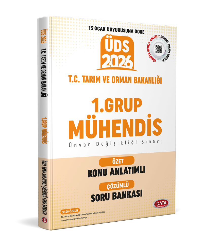 T.C. Tarım ve Orman Bakanlığı ÜDS 1.Grup Mühendis Özet Konu Anlatımlı Çözümlü Soru Bankası T.C. Tarım ve Orman Bakanlığı ÜDS 1.Grup Mühendis Özet Konu Anlatımlı Çözümlü Soru Bankası