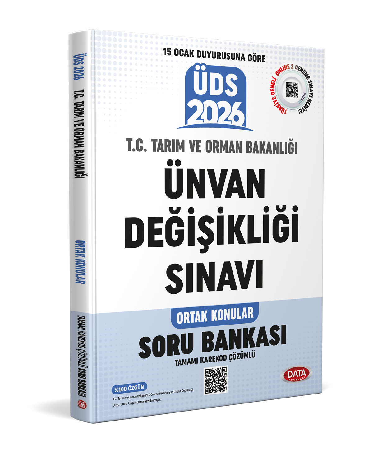 T.C. Tarım ve Orman Bakanlığı Unvan Değişikliği Sınavı Ortak Konular Soru Bankası T.C. Tarım ve Orman Bakanlığı Unvan Değişikliği Sınavı Ortak Konular Soru Bankası