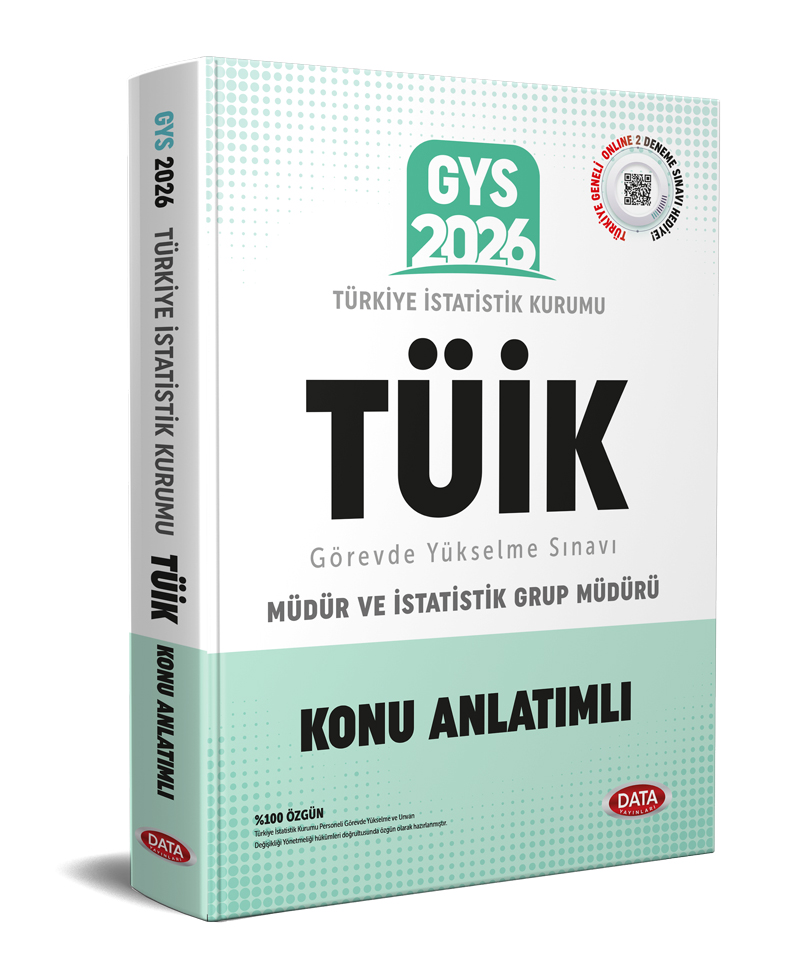 Türkiye İstatistik Kurumu (TÜİK) GYS Konu Anlatımlı Türkiye İstatistik Kurumu (TÜİK) GYS Konu Anlatımlı