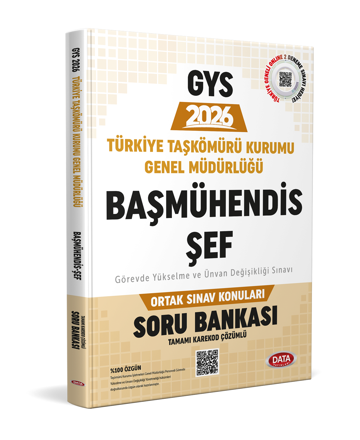 Türkiye Taşkömürü Kurumu Genel Müdürlüğü Başmühendis-Şef 2026 GYS Ortak Alan Soru Bankası (Karekod çözümlü)