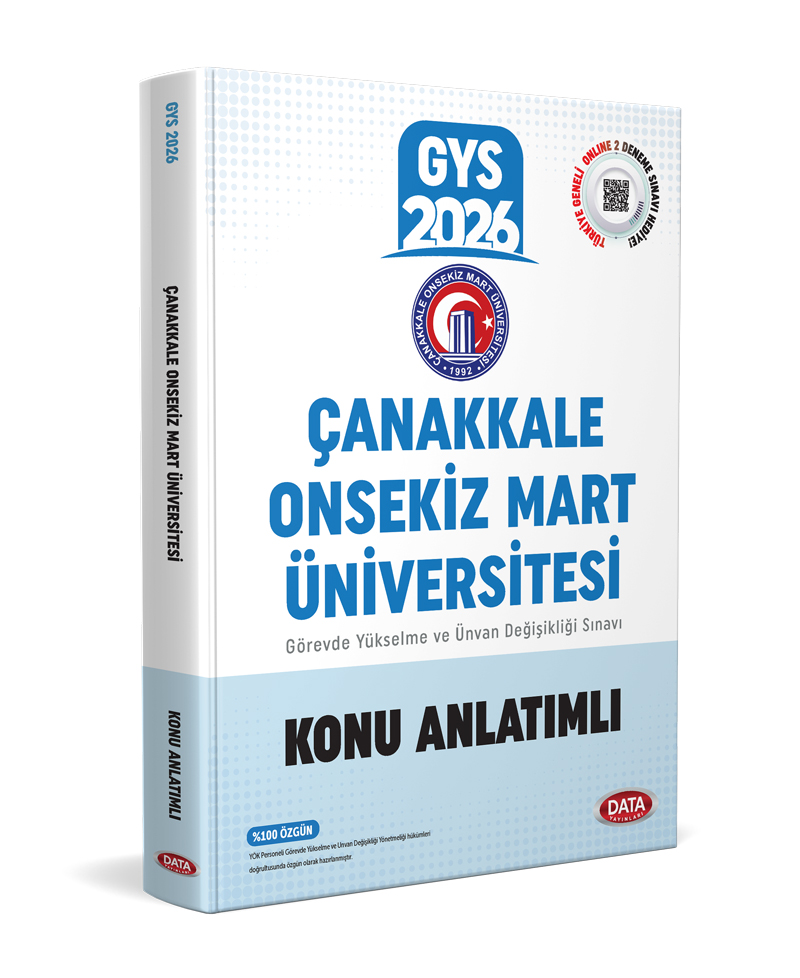 YÖK Üst Kuruluşları ile YÖK Personeli Çanakkale Onsekiz Mart Üniversitesi GYS Konu Anlatımlı YÖK Üst Kuruluşları ile YÖK Personeli Çanakkale Onsekiz Mart Üniversitesi GYS Konu Anlatımlı