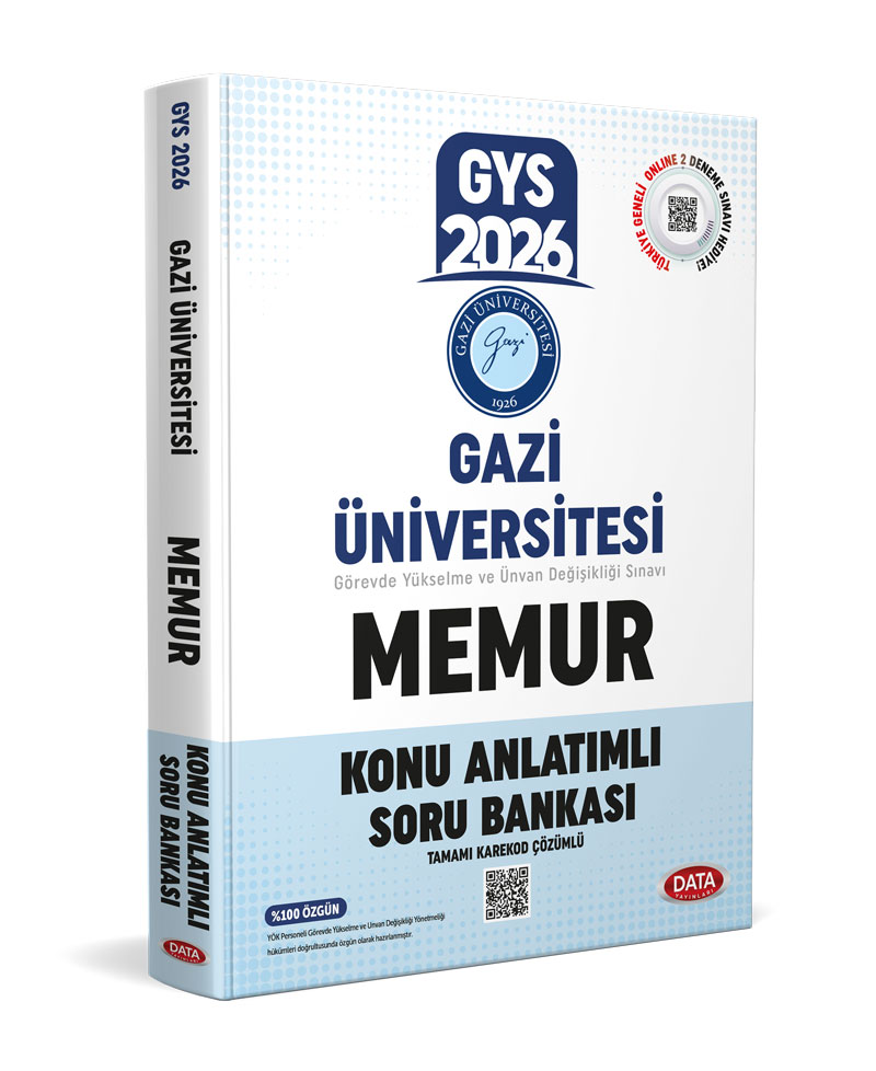YÖK Üst Kuruluşları ile YÖK Personeli Gazi Üniversitesi Memur GYS Konu Anlatımlı - Soru Bankası YÖK Üst Kuruluşları ile YÖK Personeli Gazi Üniversitesi Memur GYS Konu Anlatımlı - Soru Bankası