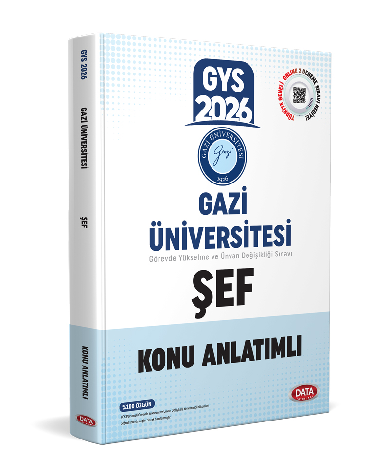 YÖK Üst Kuruluşları ile YÖK Personeli Gazi Üniversitesi Şef GYS Konu Anlatımlı YÖK Üst Kuruluşları ile YÖK Personeli Gazi Üniversitesi Şef GYS Konu Anlatımlı