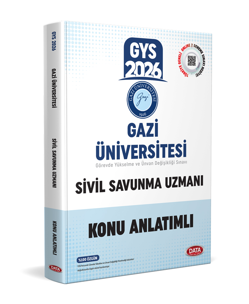 YÖK Üst Kuruluşları ile YÖK Personeli Gazi Üniversitesi Sivil Savunma Uzmanı GYS Konu Anlatımlı