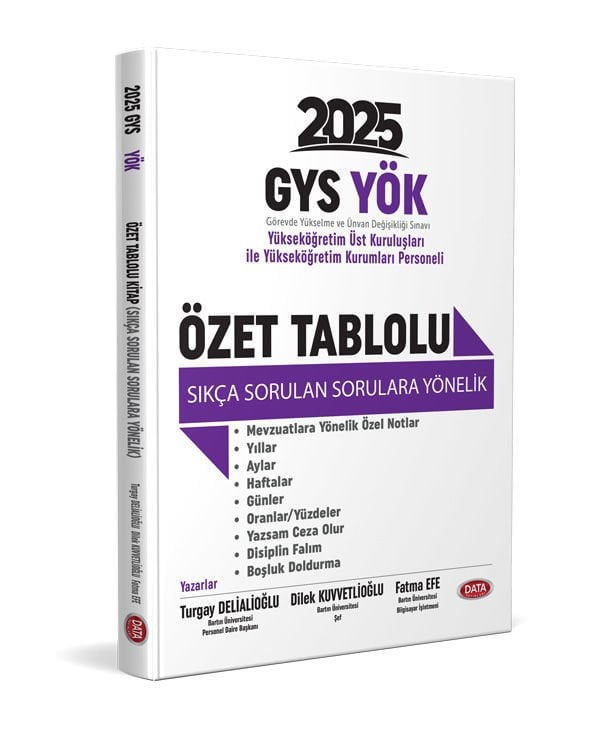 YÖK Üst Kuruluşları ile YÖK Personeli GYS Özet Tablolu Sıkça Sorulan Sorulara Yönelik