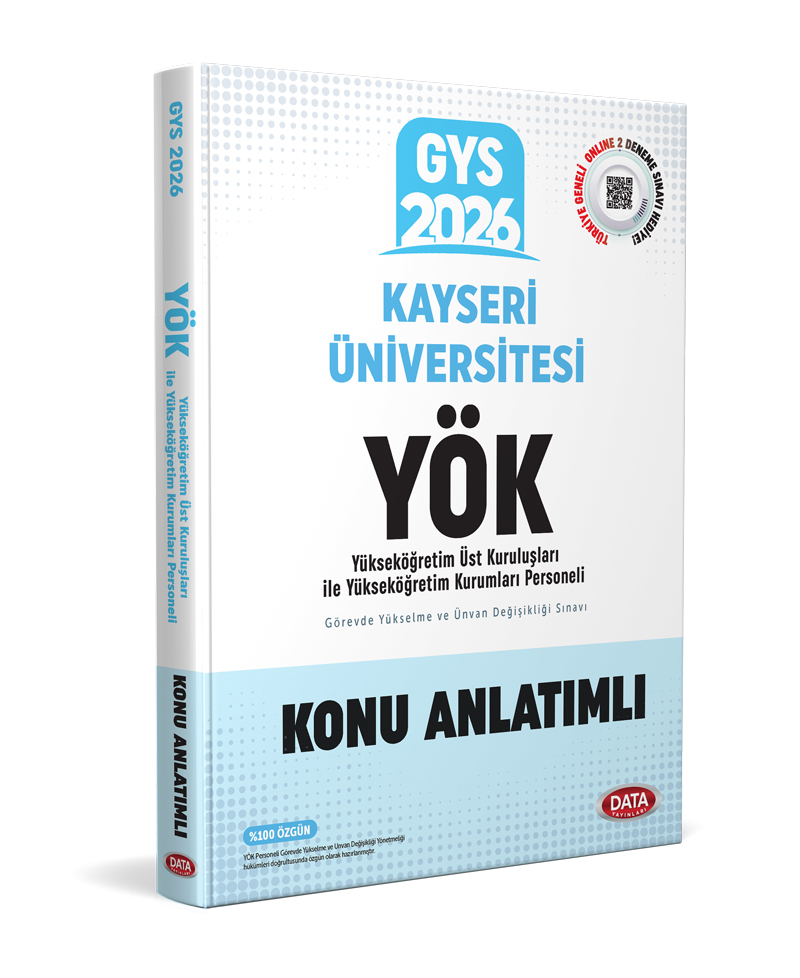 YÖK Üst Kuruluşları ile YÖK Personeli Kayseri Üniversitesi GYS Konu Anlatımlı