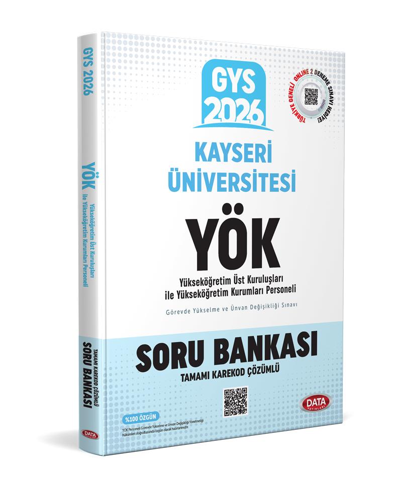 YÖK Üst Kuruluşları ile YÖK Personeli Kayseri Üniversitesi GYS Soru Bankası - Karekod Çözümlü YÖK Üst Kuruluşları ile YÖK Personeli Kayseri Üniversitesi GYS Soru Bankası - Karekod Çözümlü